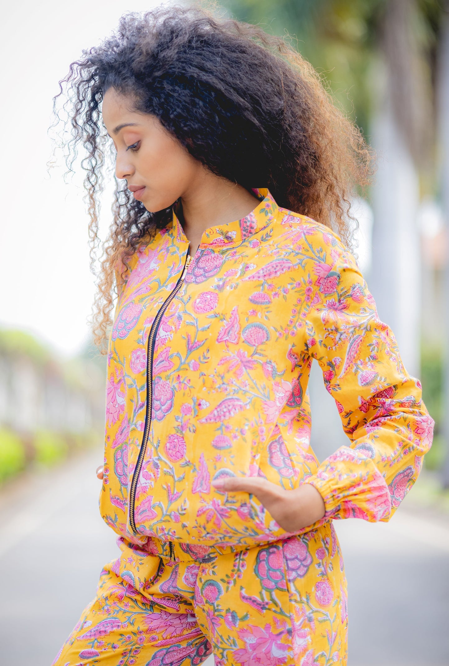 Hello Sunshine! Bomber Jacket