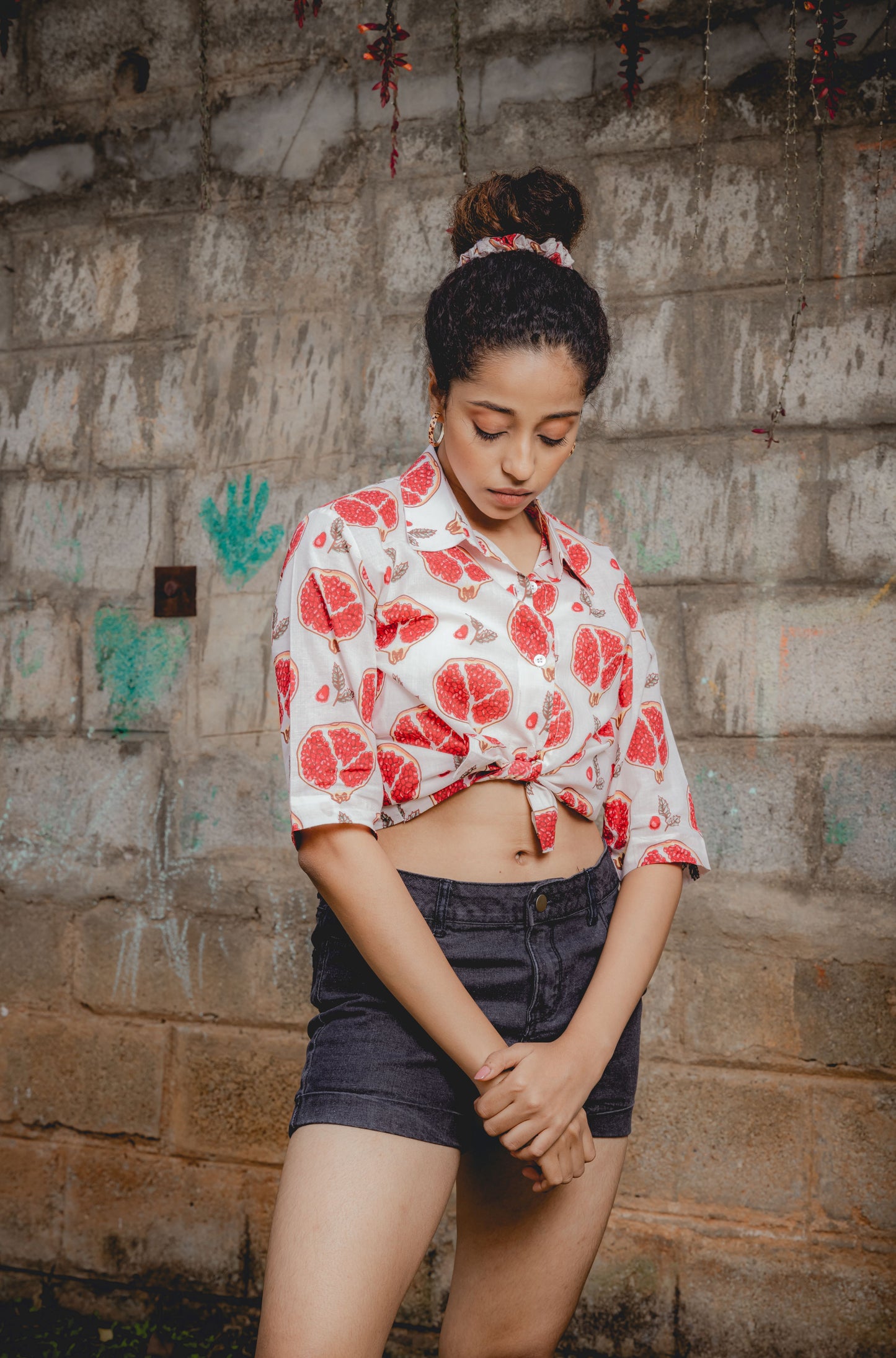 The Anar Bliss Crop Shirt