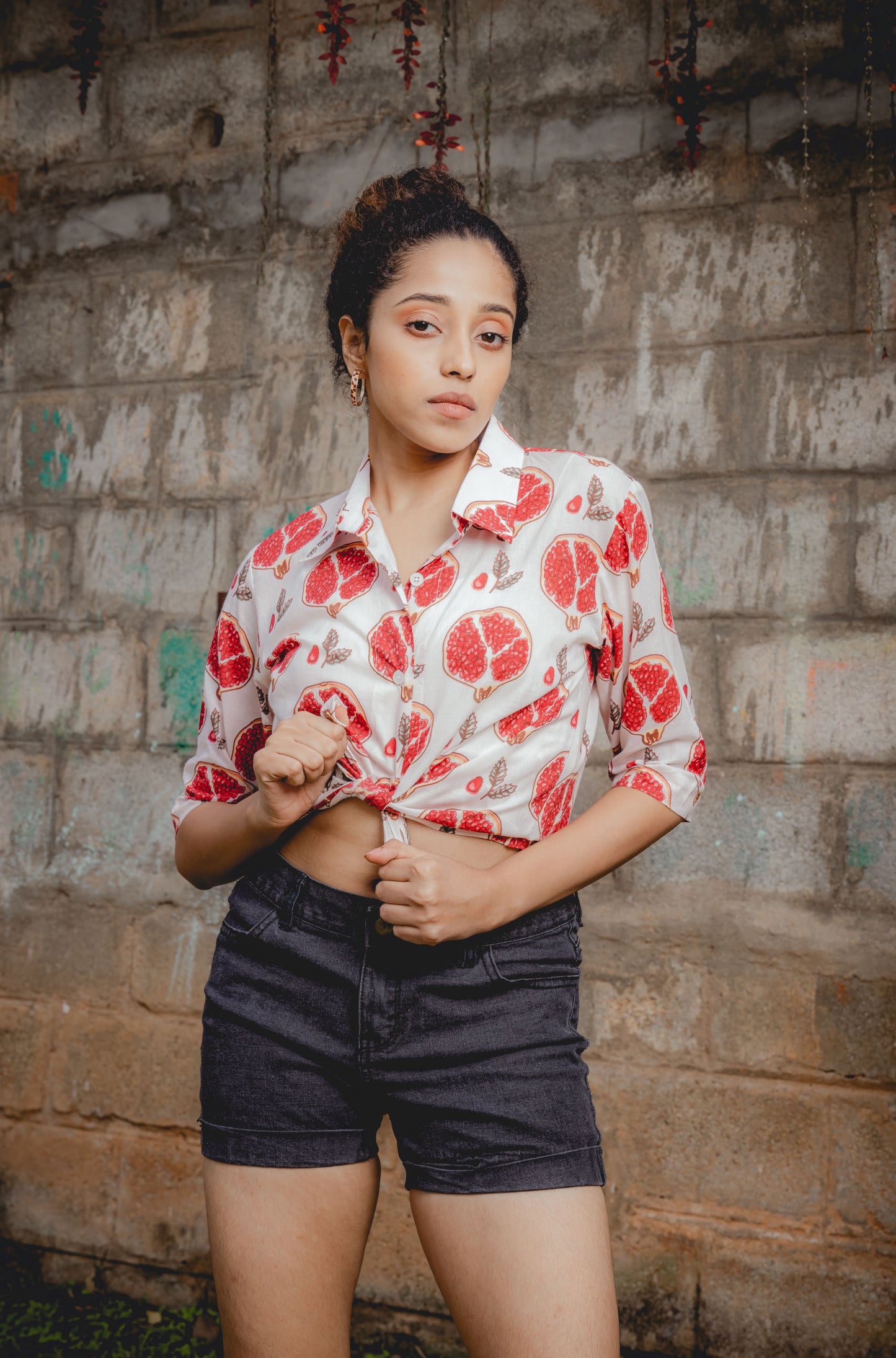 The Anar Bliss Crop Shirt