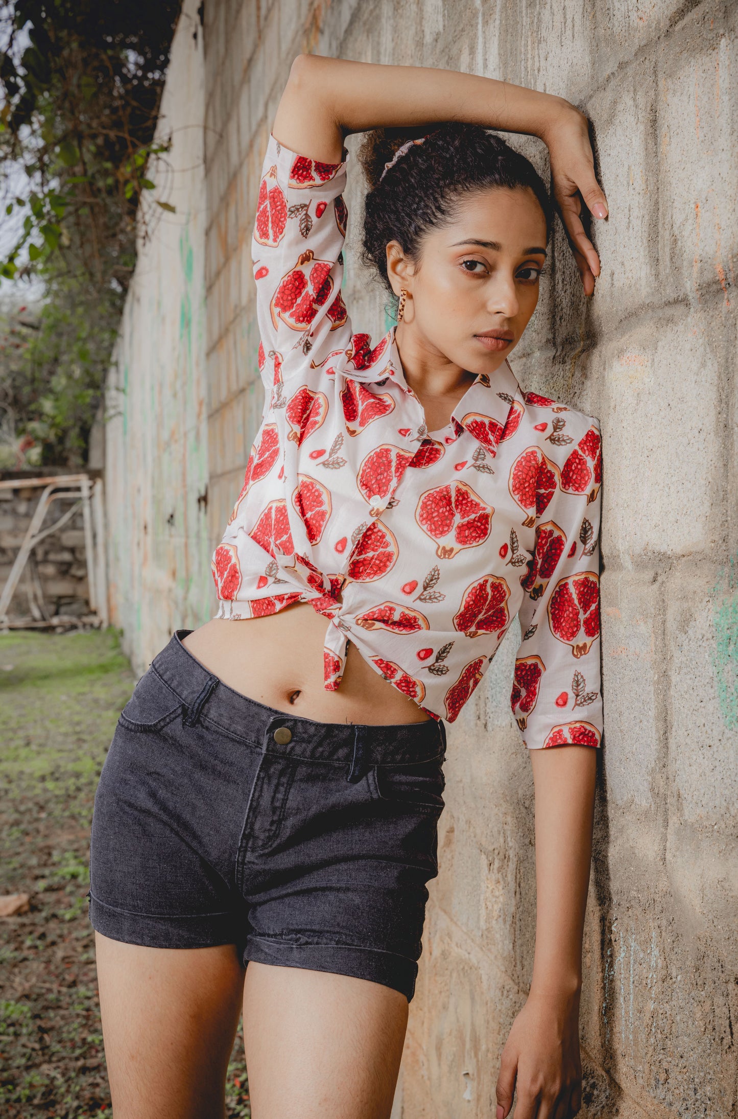 The Anar Bliss Crop Shirt