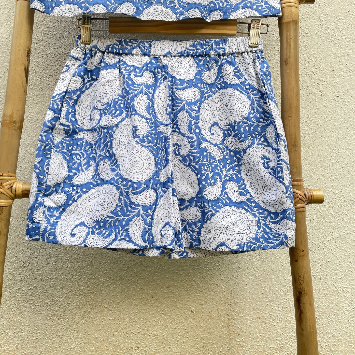 The Peaceful Paisley Pajama Set of 2 with shorts